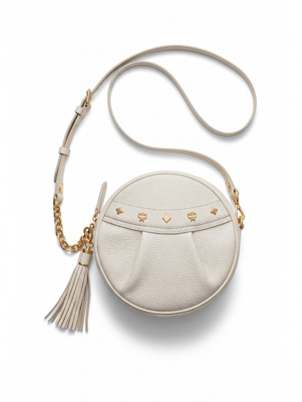 MCM Canteen/Tambourine Crossbody Bag